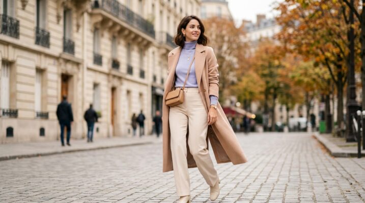 Sonbahar ve kış sezonu moda trendleri ve şık kombini