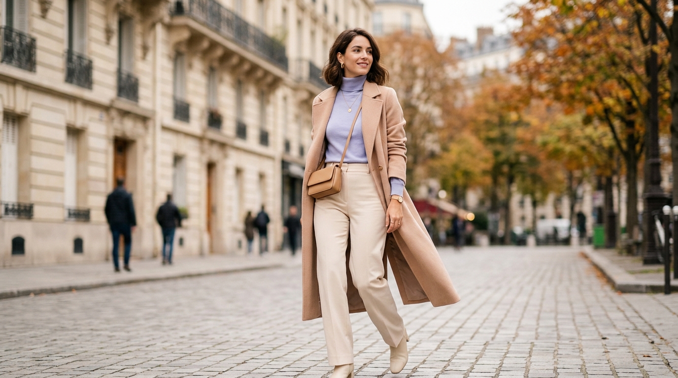Sonbahar ve kış sezonu moda trendleri ve şık kombini