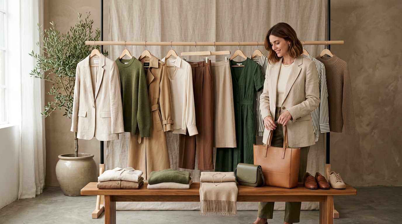 Sürdürülebilir moda kapsül gardırop ve zamansız aksesuarlar